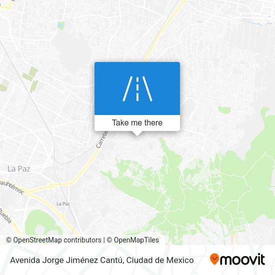 Mapa de Avenida Jorge Jiménez Cantú
