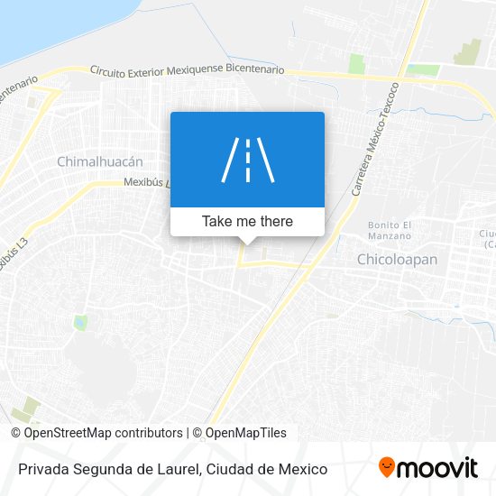Mapa de Privada Segunda de Laurel