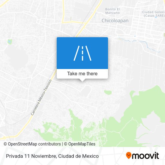 Privada 11 Noviembre map