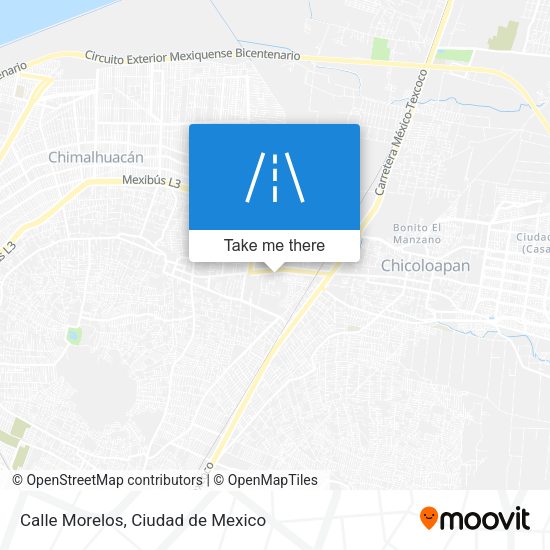 Calle Morelos map