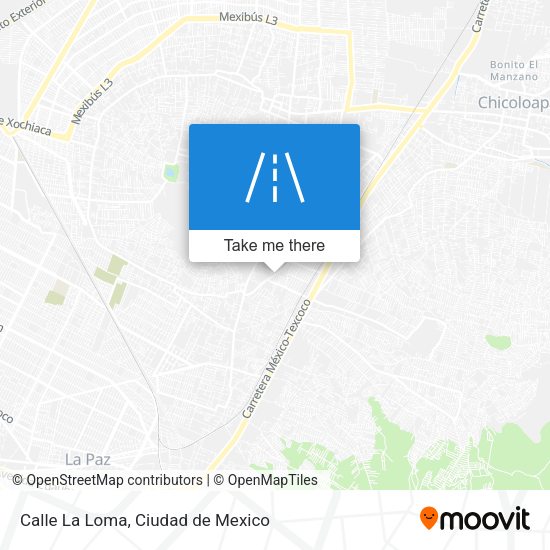 Mapa de Calle La Loma
