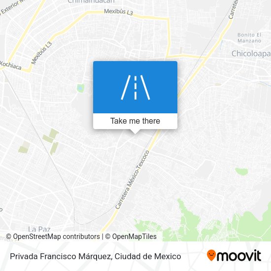 Mapa de Privada Francisco Márquez
