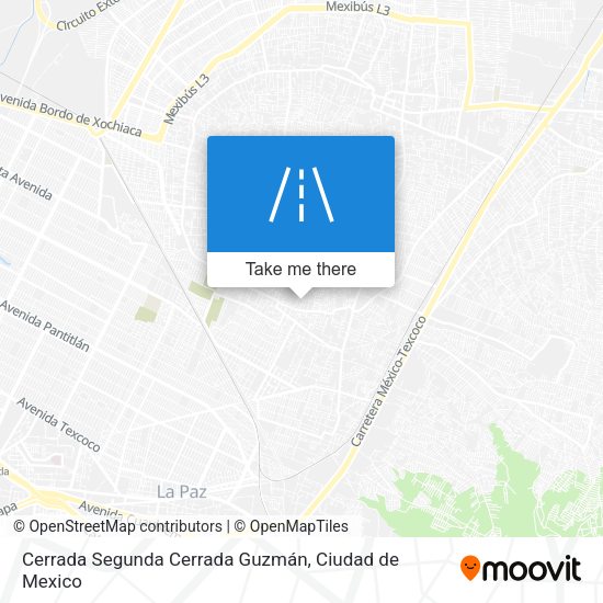 Cerrada Segunda Cerrada Guzmán map