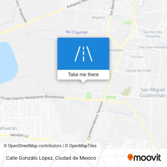 Mapa de Calle Gonzálo López