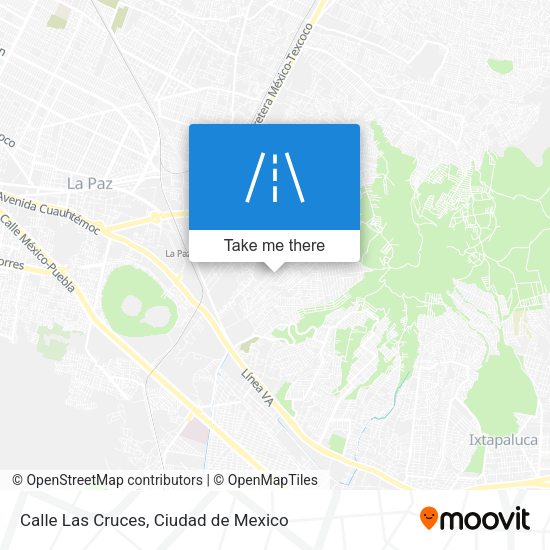 Mapa de Calle Las Cruces