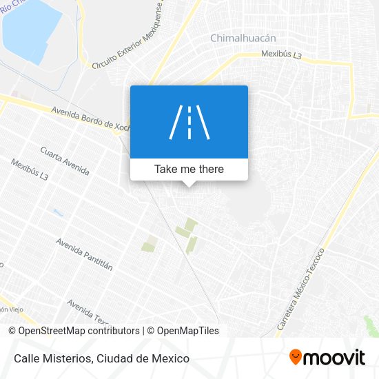 Calle Misterios map
