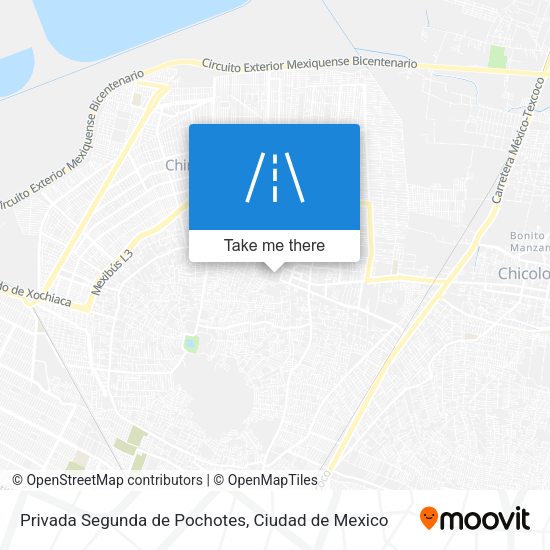 Mapa de Privada Segunda de Pochotes