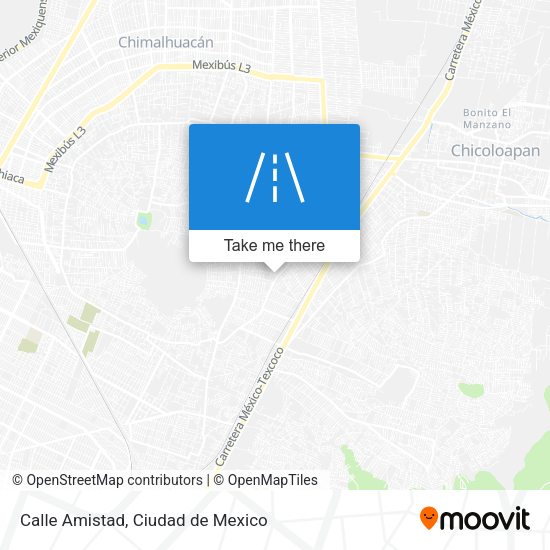 Calle Amistad map