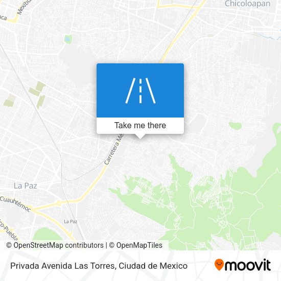 Mapa de Privada Avenida Las Torres