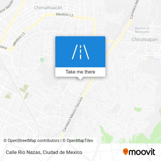 Calle Río Nazas map