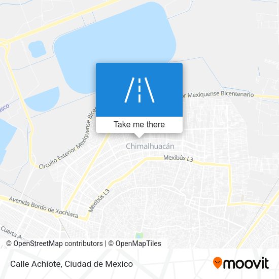 Calle Achiote map