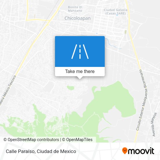 Mapa de Calle Paraíso