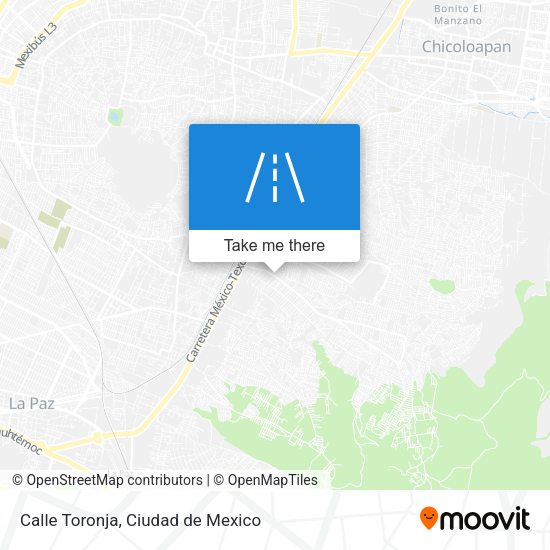 Calle Toronja map