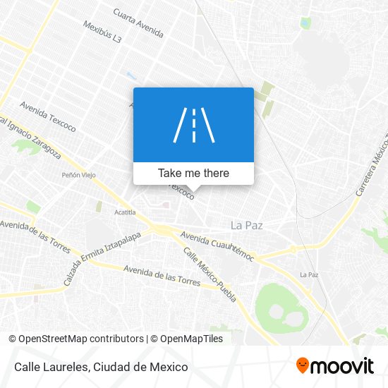 Calle Laureles map