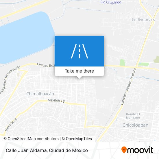 Mapa de Calle Juan Aldama
