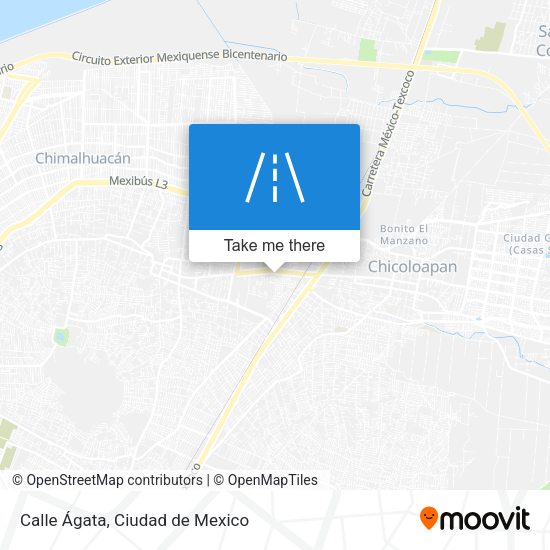 Mapa de Calle Ágata