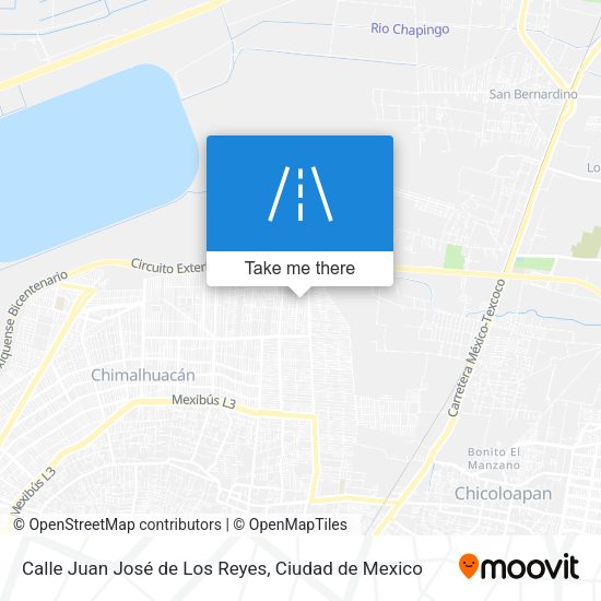 Calle Juan José de Los Reyes map