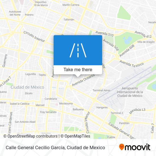Calle General Cecilio García map