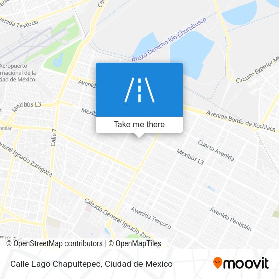 Calle Lago Chapultepec map