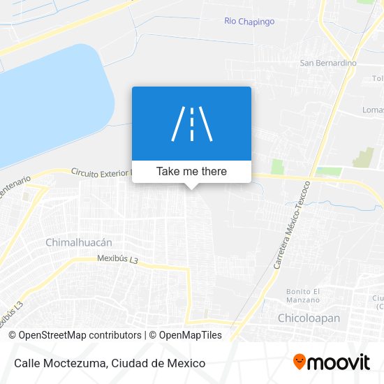 Mapa de Calle Moctezuma