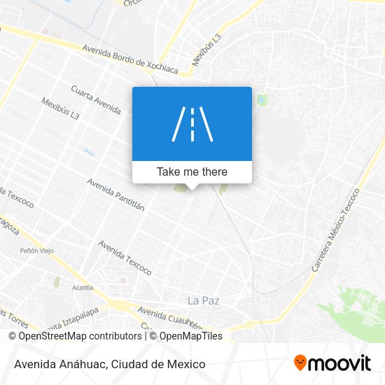 Avenida Anáhuac map