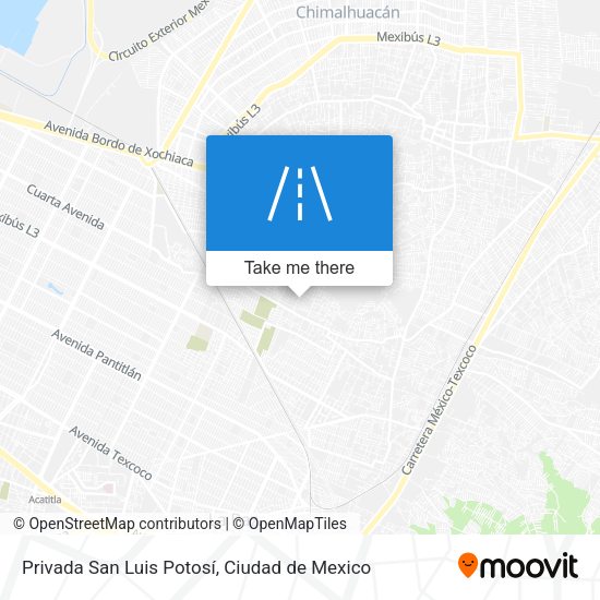Privada San Luis Potosí map