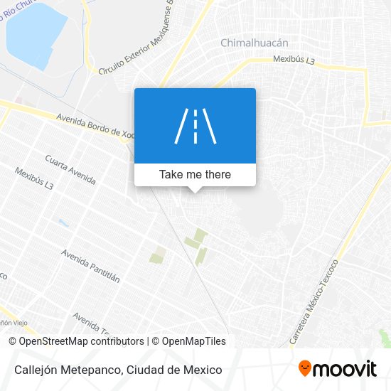 Mapa de Callejón Metepanco