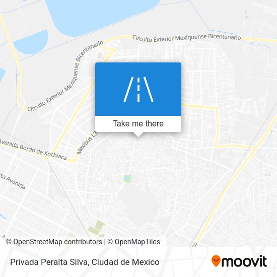 Privada Peralta Silva map