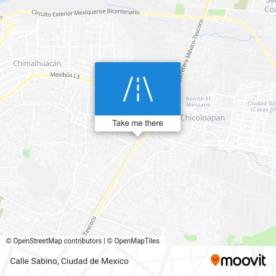 Mapa de Calle Sabino