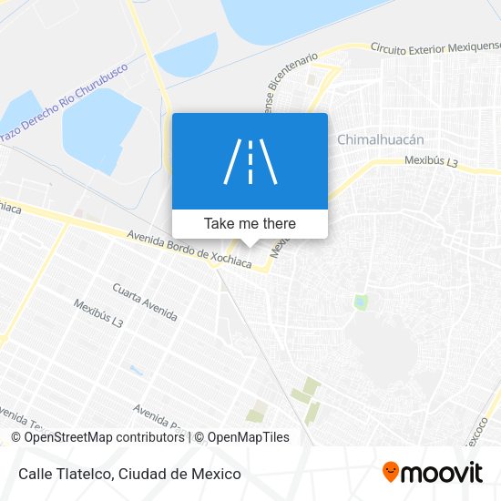 Mapa de Calle Tlatelco