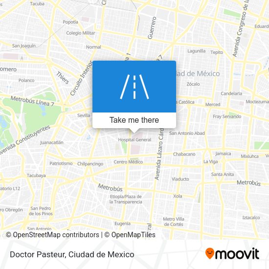 Mapa de Doctor Pasteur