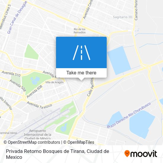 Privada Retorno Bosques de Tirana map