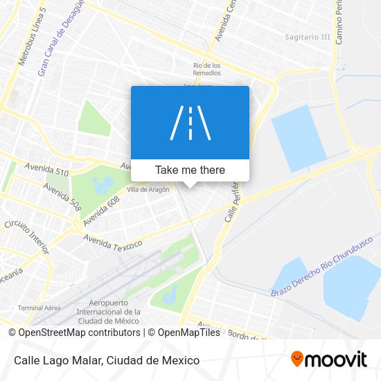 Mapa de Calle Lago Malar