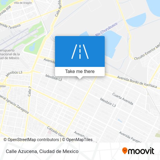 Calle Azucena map