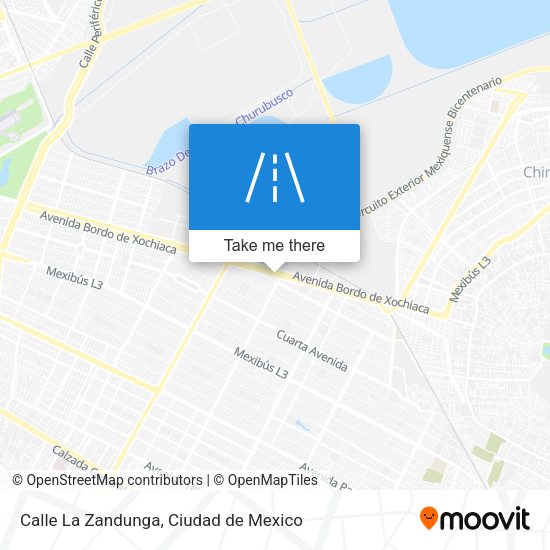 Mapa de Calle La Zandunga