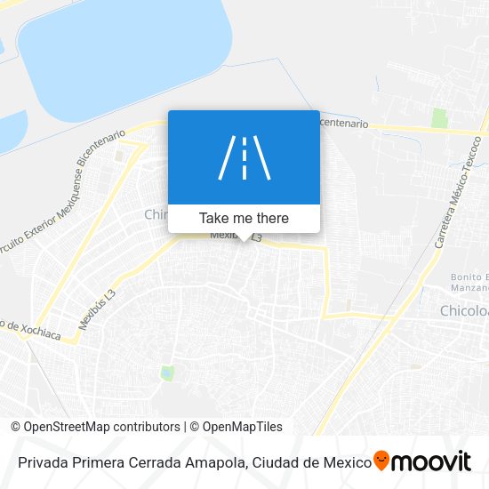 Privada Primera Cerrada Amapola map