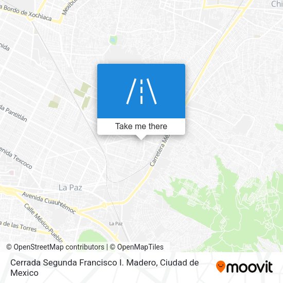 Cerrada Segunda Francisco I. Madero map