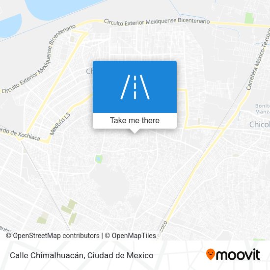 Mapa de Calle Chimalhuacán
