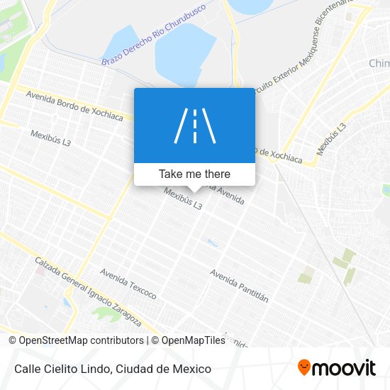 Calle Cielito Lindo map