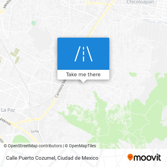 Calle Puerto Cozumel map