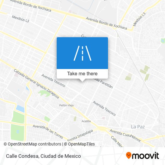 Calle Condesa map