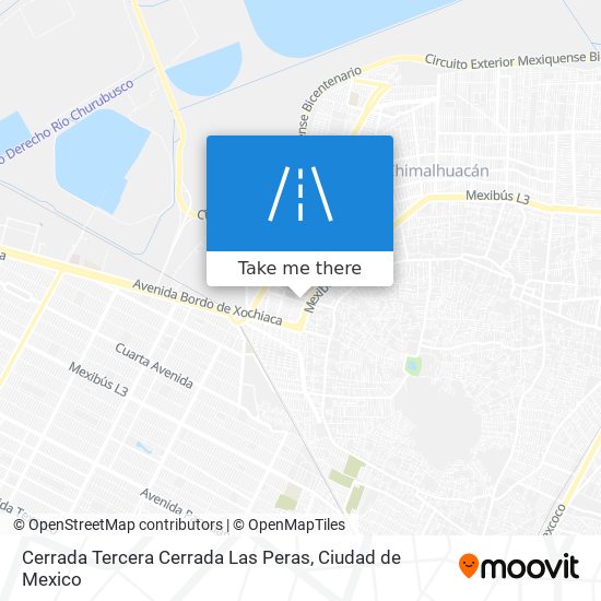 Cerrada Tercera Cerrada Las Peras map