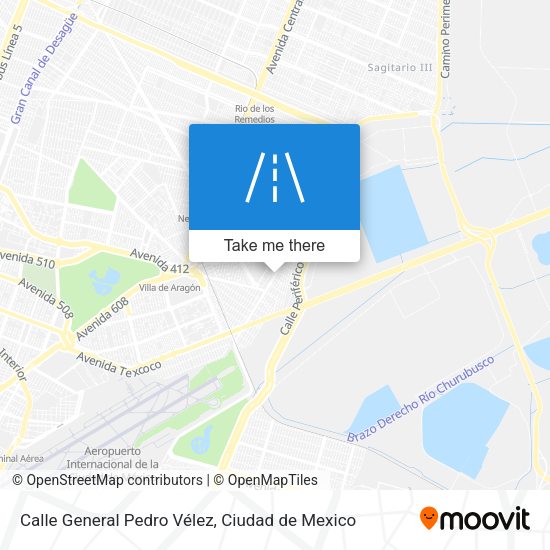 Mapa de Calle General Pedro Vélez