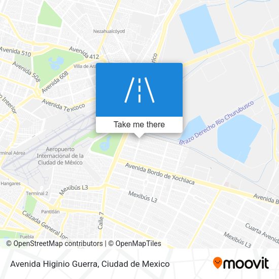 Avenida Higinio Guerra map