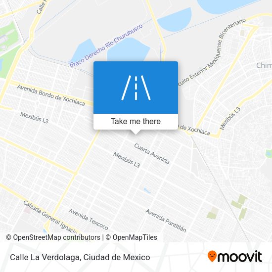 Calle La Verdolaga map