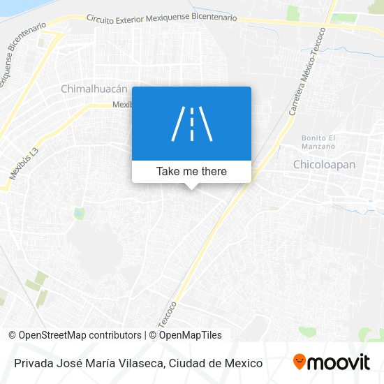 Mapa de Privada José María Vilaseca
