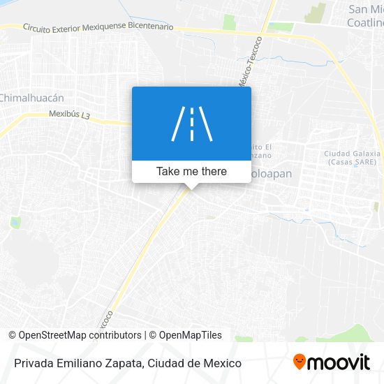 Privada Emiliano Zapata map