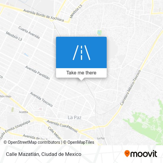 Calle Mazatlán map