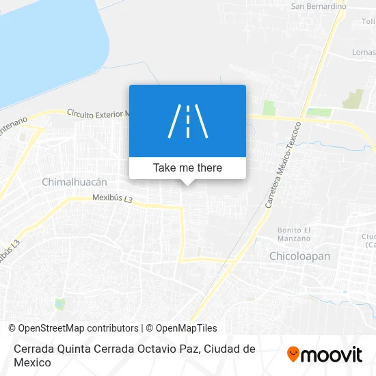 Cerrada Quinta Cerrada Octavio Paz map