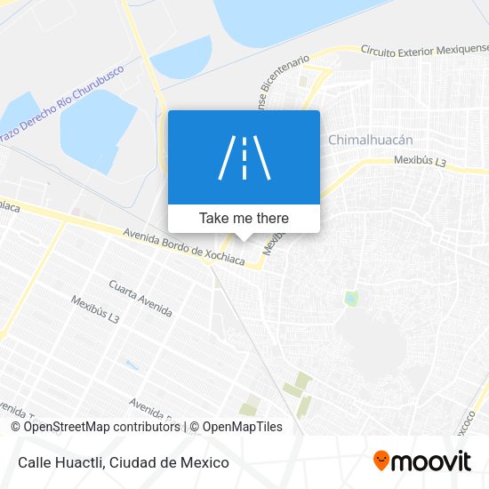 Mapa de Calle Huactli
